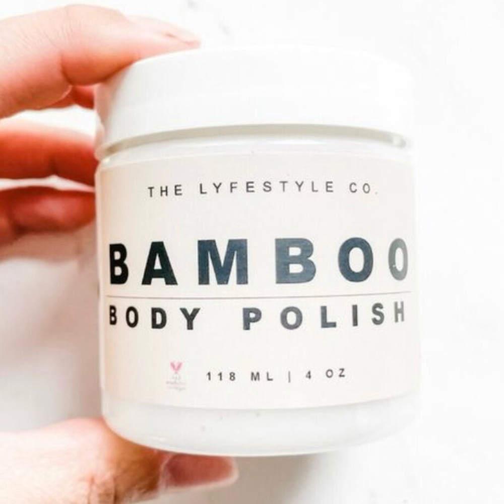 The Lyfestyle Co Bamboo Body Polish NEW Vegan Paraben Free Sulfate Free